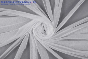 Tiul Miękki Biały Śnieżny