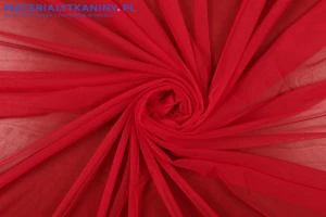 Tiul Miękki Czerwony