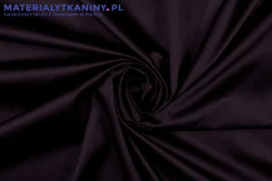 Satyna bawełniana bakłażan