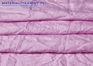 Tafta lekki kresz lila róż