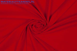 Podszewka z elastanem czerwona