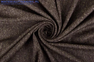 Wełenka nakrapiana brązowo beżowa