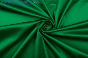 Satyna bawełniana zielony szmaragd