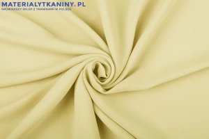 Dzianina Nurek Krepa waniliowy