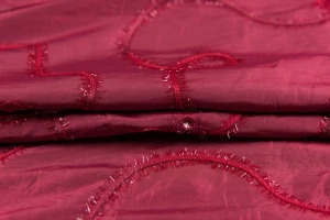 Tafta Bordo jasne wzór