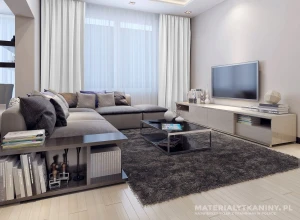 Tkanina zasłonowa biała 300cm