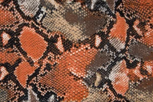Wiskoza wzór skóry węża cegła