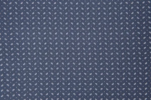 Popelina łezki jeans ciemny