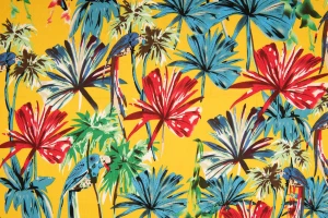 Wiskoza hawaje na żółtym