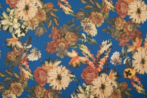 Szyfon kwiaty i szafir