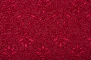 Koronka Welur Nektar Wiśniowy