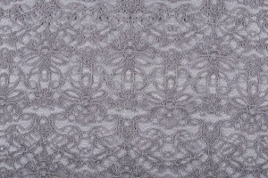 Koronka Welur Szary Szlachetny Kamień