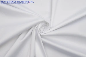 Bawełna z elastanem Biała