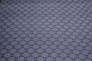 Szyfon jedwabny fiori viola