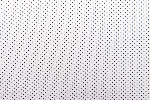 Satyna cienka wzór biała czarne groszki mini