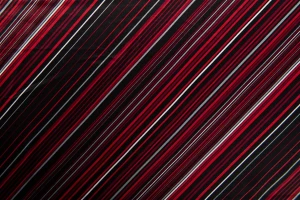 Satyna cienka wzór pasy ukośne czerwienie