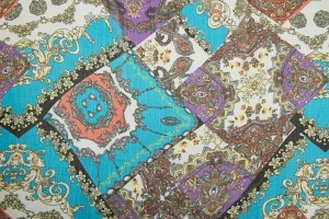 Szyfon wzór patchwork'owe wariacje