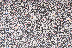 Szyfon wzór panterka czarna