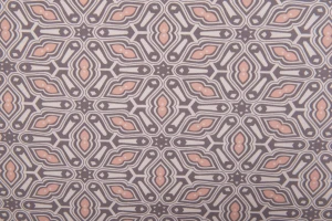 Tkanina sukienkowa Silky geometria szara