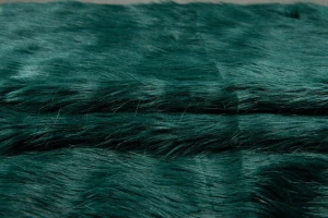 Tkanina futerkowa zieleń butelkowa