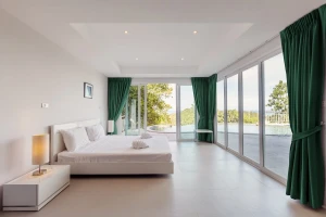 Tkanina zasłonowa zieleń butelkowa 280cm