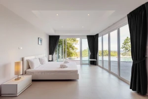 Tkanina zasłonowa czarna 280cm