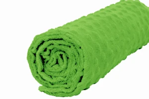 Polar minky kropki limonkowy