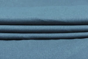 Tkanina imitująca len - błękitny