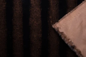 Dzianina futerkowa średni włos angorka 10 mm paski norka