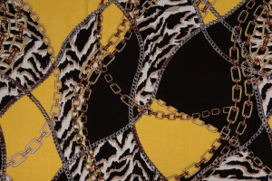 Wiskoza łańcuchy z żółtym