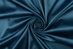 Satyna bawełniana modra