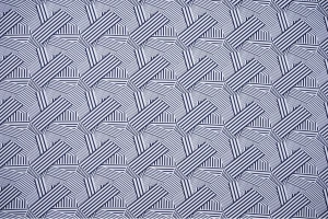 Tkanina sukienkowa Silky zig-zag