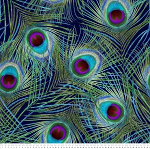 Oxford wzór pawie oczka