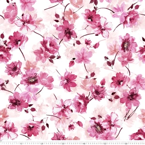 Szyfon ala jedwab akwarele pink