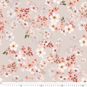 Szyfon ala jedwab kwiat jabłoni