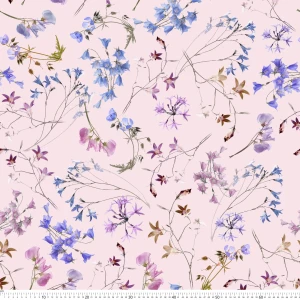 Szyfon ala jedwab wiosenna łąka