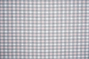 Tkanina w kratę mini( biały, szary, pudrowy róż)