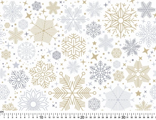431125 101 - Oxford, Stretch wzór gwiazdki i śnieżynki na białym tle.jpg