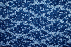 Gipiura z cekinami szafirowa