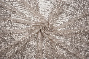 Cekiny wzór fala szampański