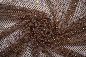 Siatka z cyrkoniami cielista opalona