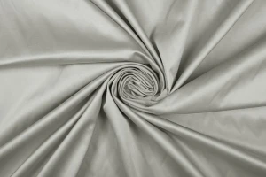 Satyna Bawełniana szary perłowy