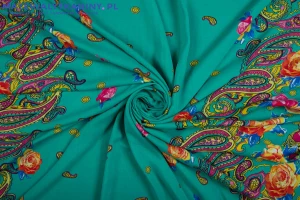 Viscose Colorful Summer Pattern