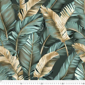 Oxford wzór liście bananowca glamour
