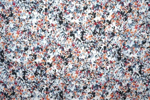 Satyna Armani kolorowa łączka