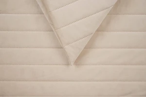 Welur pikowany Velluto pasy 2 beige