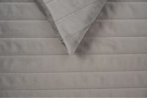 Welur pikowany Velluto pasy 16 grey