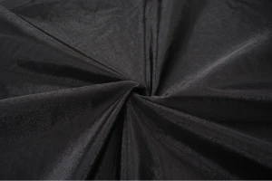 Organza jednotonowa 150cm czarna matowa 