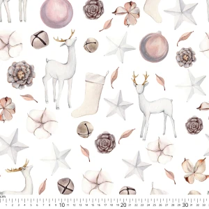 Oxford wzór pastelowe święta