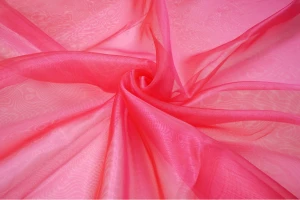 Organza jednotonowa 280cm róż